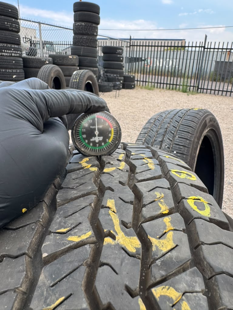 LT225/75R16 Pair (2 Used Tires) General Grabber