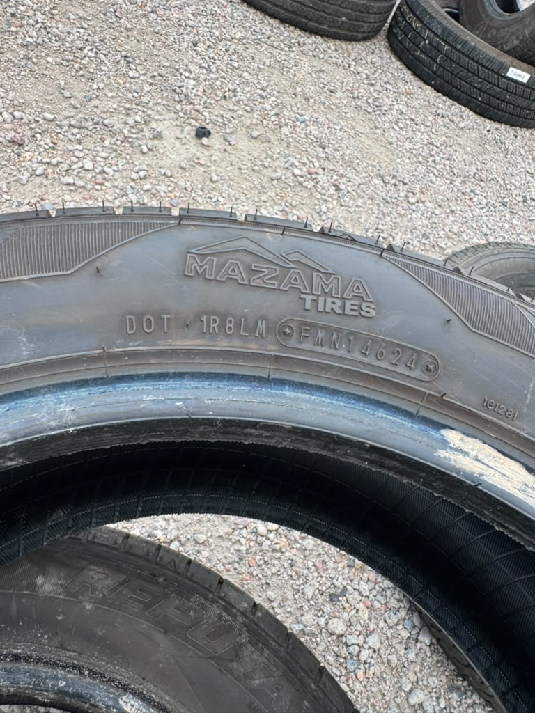 215/55R17 Pair (2 Used Tires) Mazama Luxury Touring