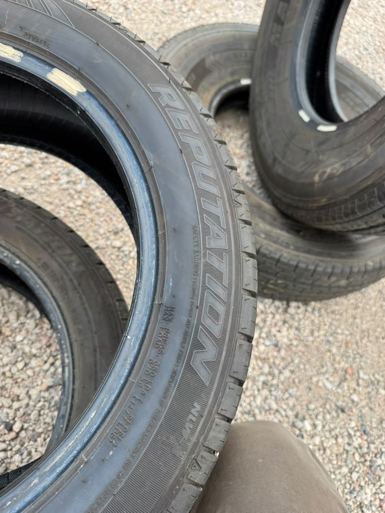 215/55R17 Pair (2 Used Tires) Mazama Luxury Touring