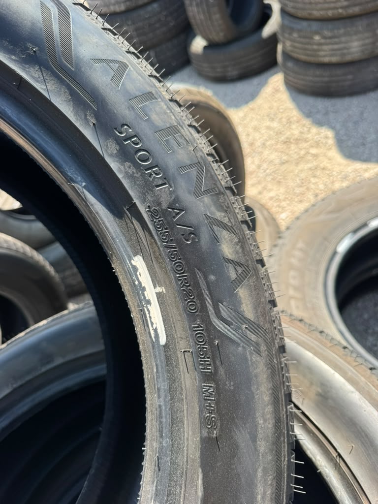 255/50R20 Set (4 Used Tires) Bridgestone Alenza Sport