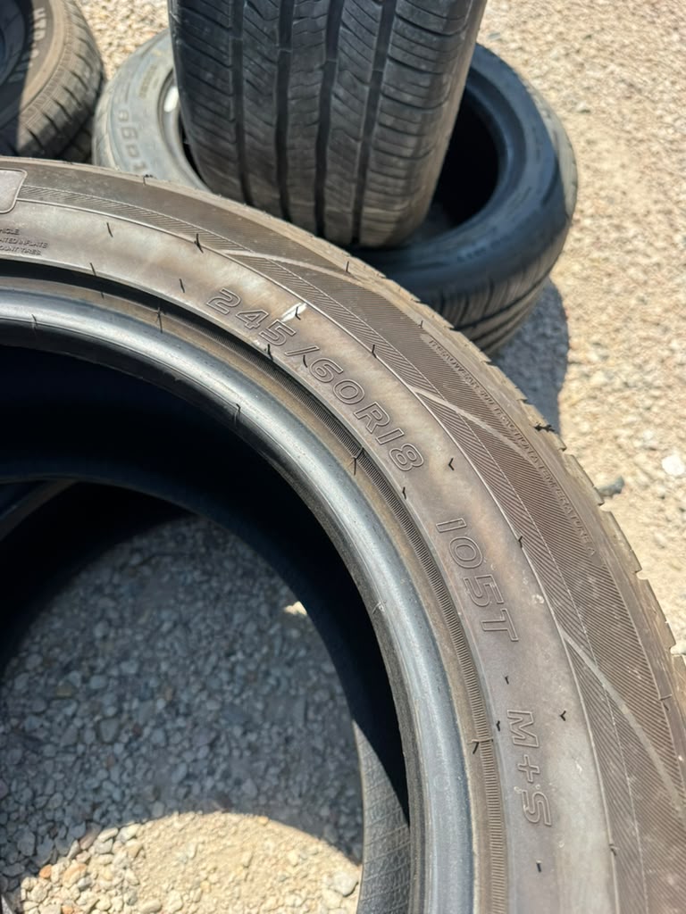 245/60R18 Pair (2 Used Tires) WestLake SU318