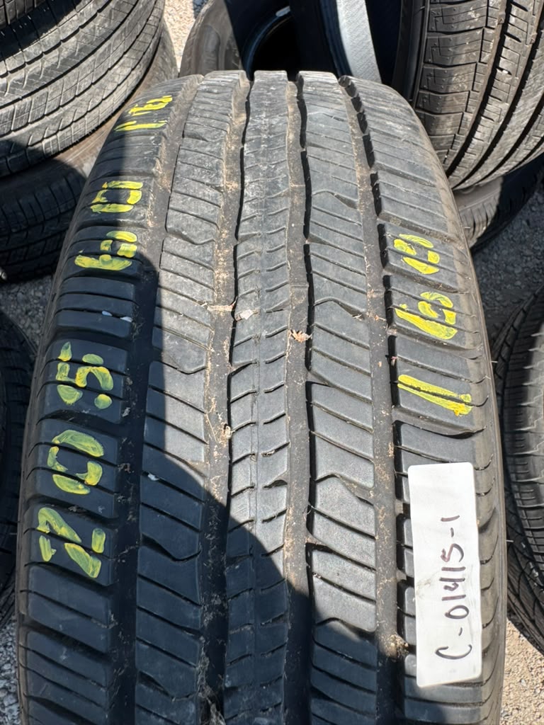 205/60R16 Pair (2 Used Tires) Bfgoodrich Advantage Control