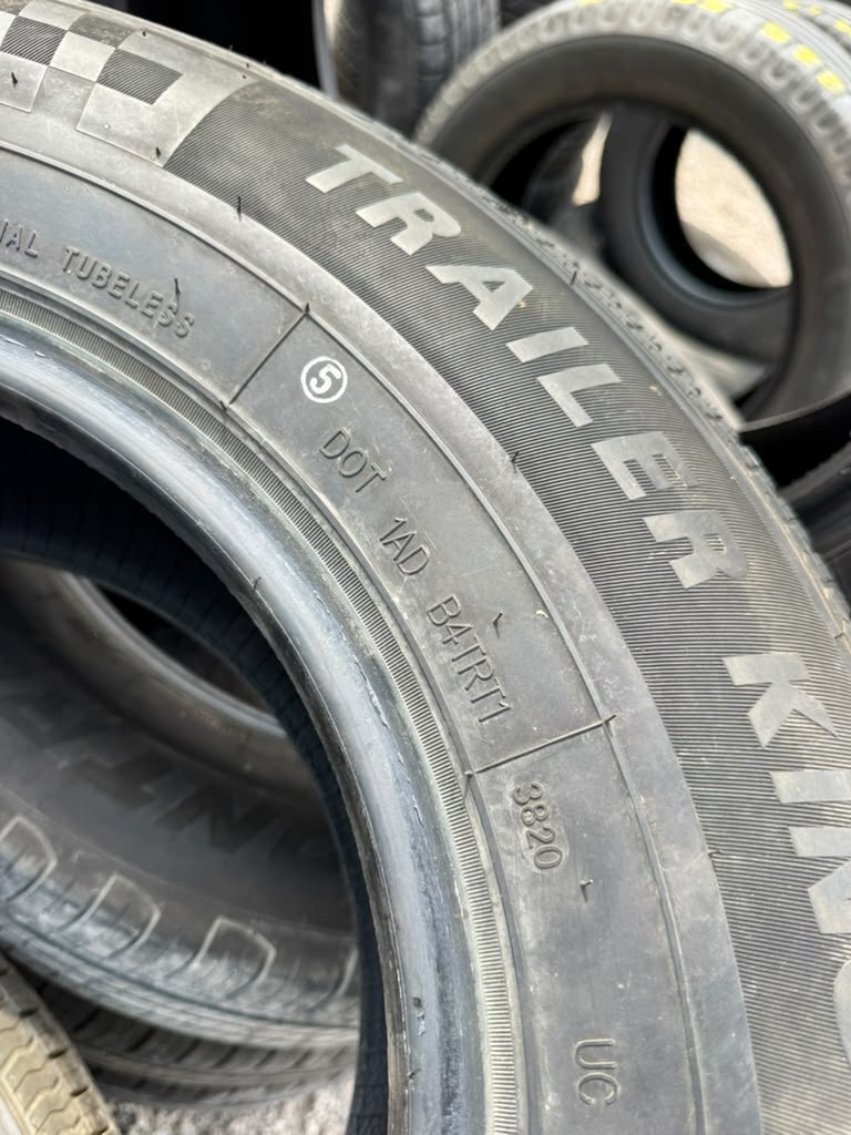 ST225/75R15 Set (4 Used Tires) Trailer King RST