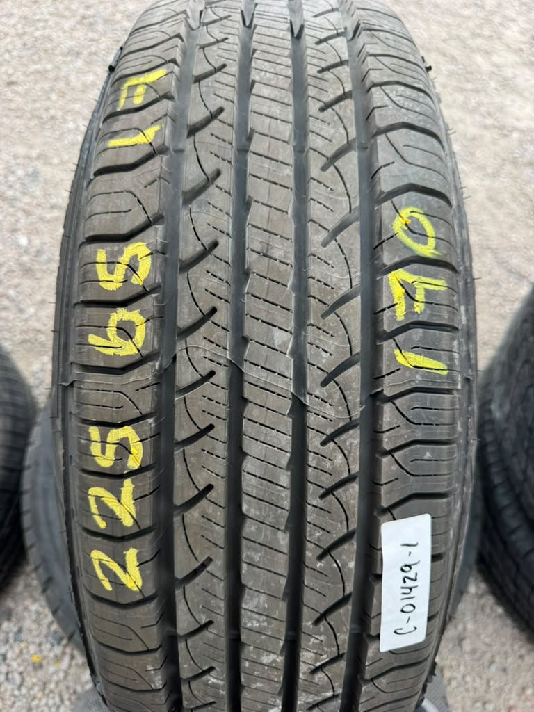 225/65R17 Pair (2 Used Tires) Goodyear Outlast Assurance