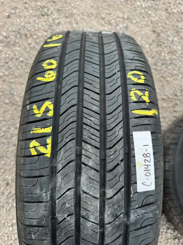 215/60R16 Pair (2 Used Tires) Sailun Atrezzo SH408