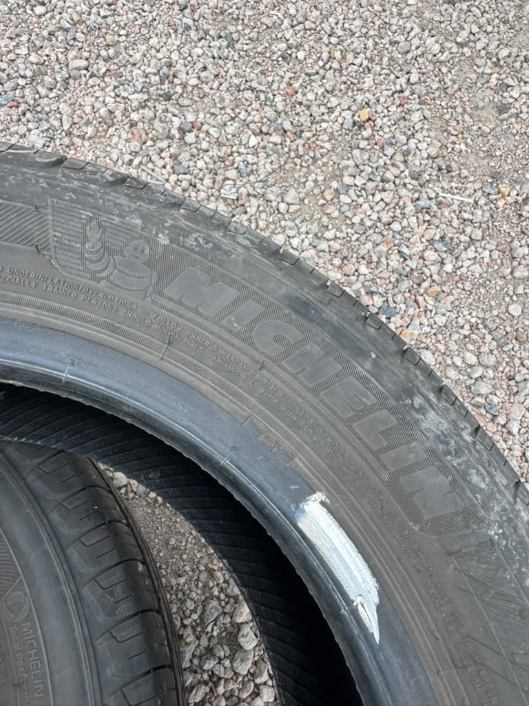 185/65R15 Pair (2 Used Tires) Michelin X Tour