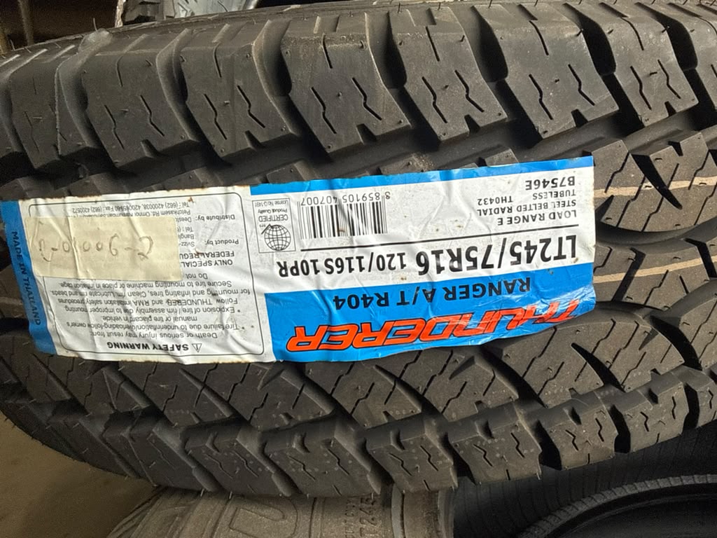LT245/75R16 Set (4 Brand New Tires!!) Thunderer Ranger AT
