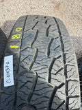 265/65R17 Pair (2 Used Tires) Hankook DynaPro ATM