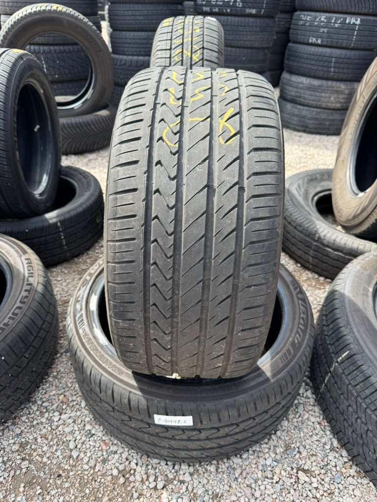 255/35R19 Pair (2 Used Tires) Lexani LX-Twenty