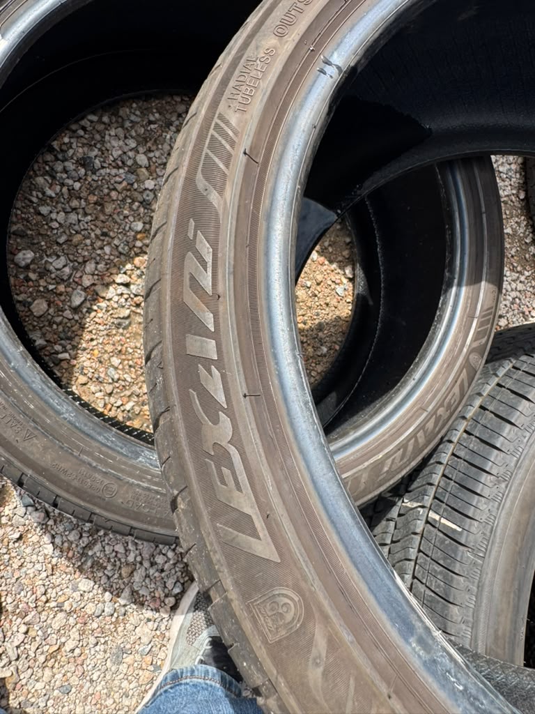 255/35R19 Pair (2 Used Tires) Lexani LX-Twenty