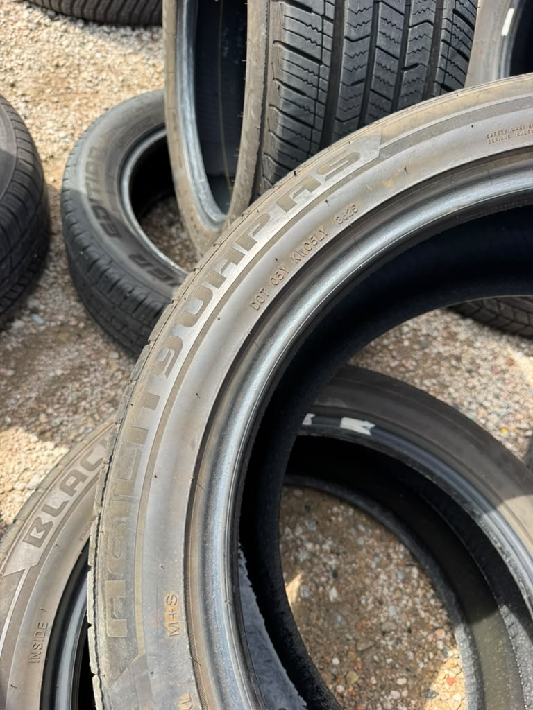 235/50R19 Pair (2 Used Tires) Blackhawk Agility UHP