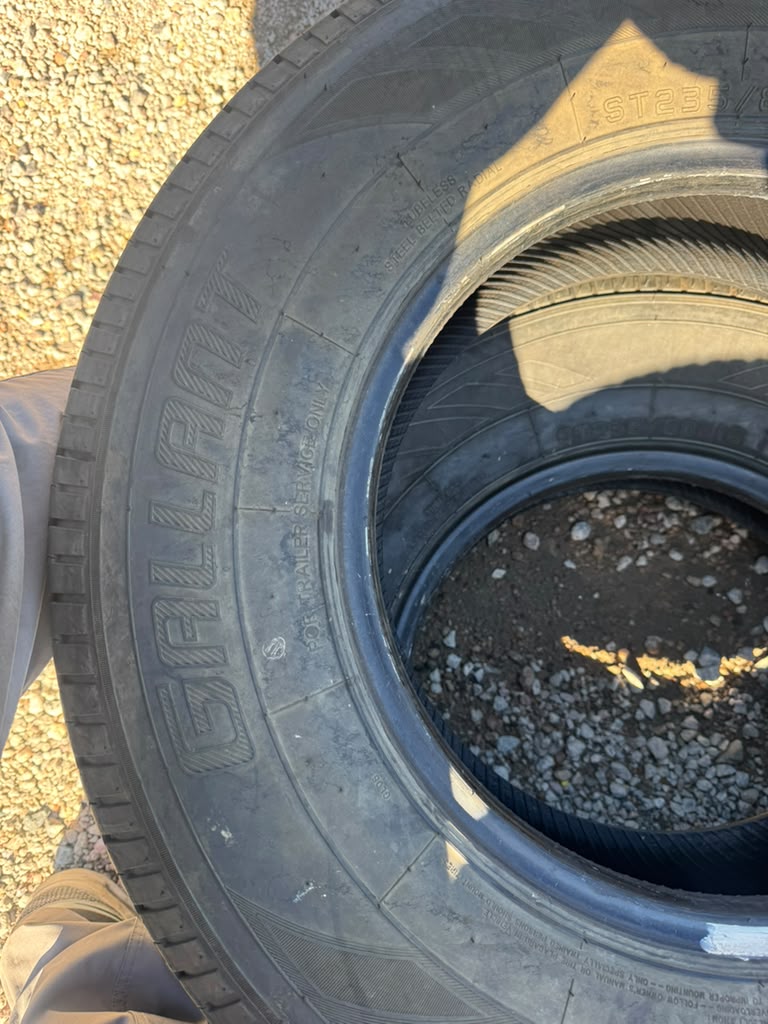 ST235/80R16 Pair (2 Used Tires) Gallant GL Trail