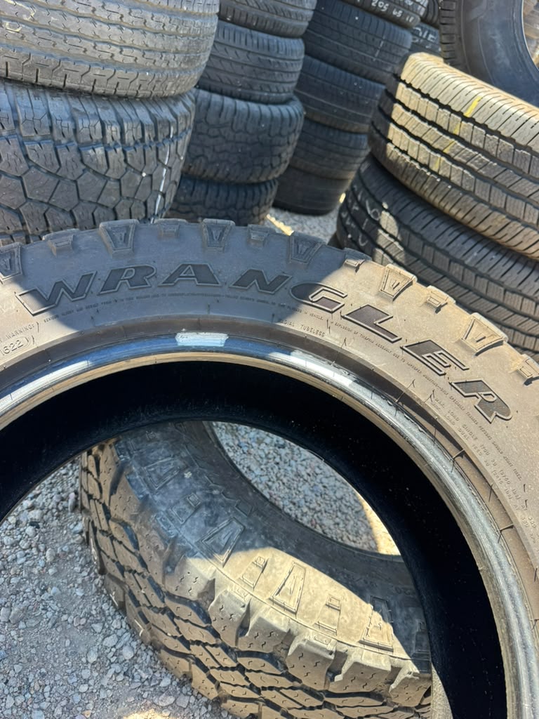 LT275/65R20 Pair (2 Used Tires) Goodyear DuraTrac
