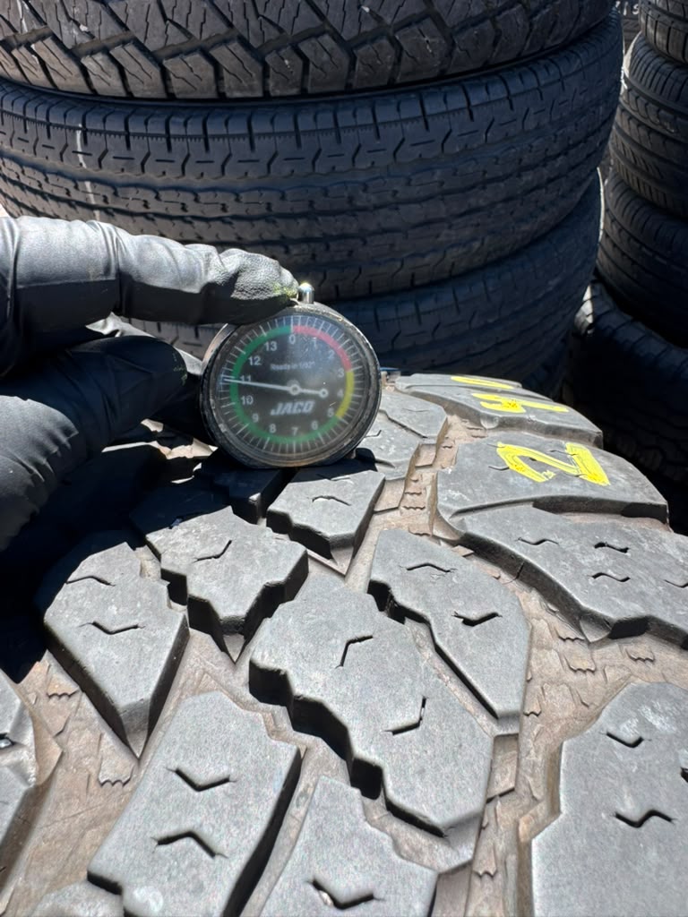LT275/65R20 Pair (2 Used Tires) Goodyear DuraTrac