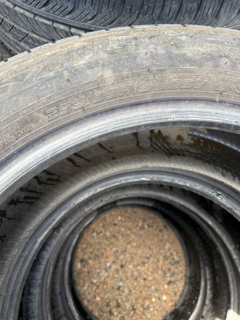 235/55R19 Set (4 Used Tires) Falken Pro G5