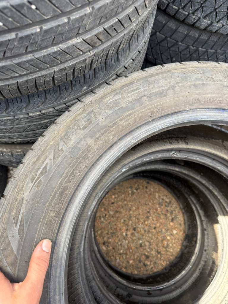 235/55R19 Set (4 Used Tires) Falken Pro G5