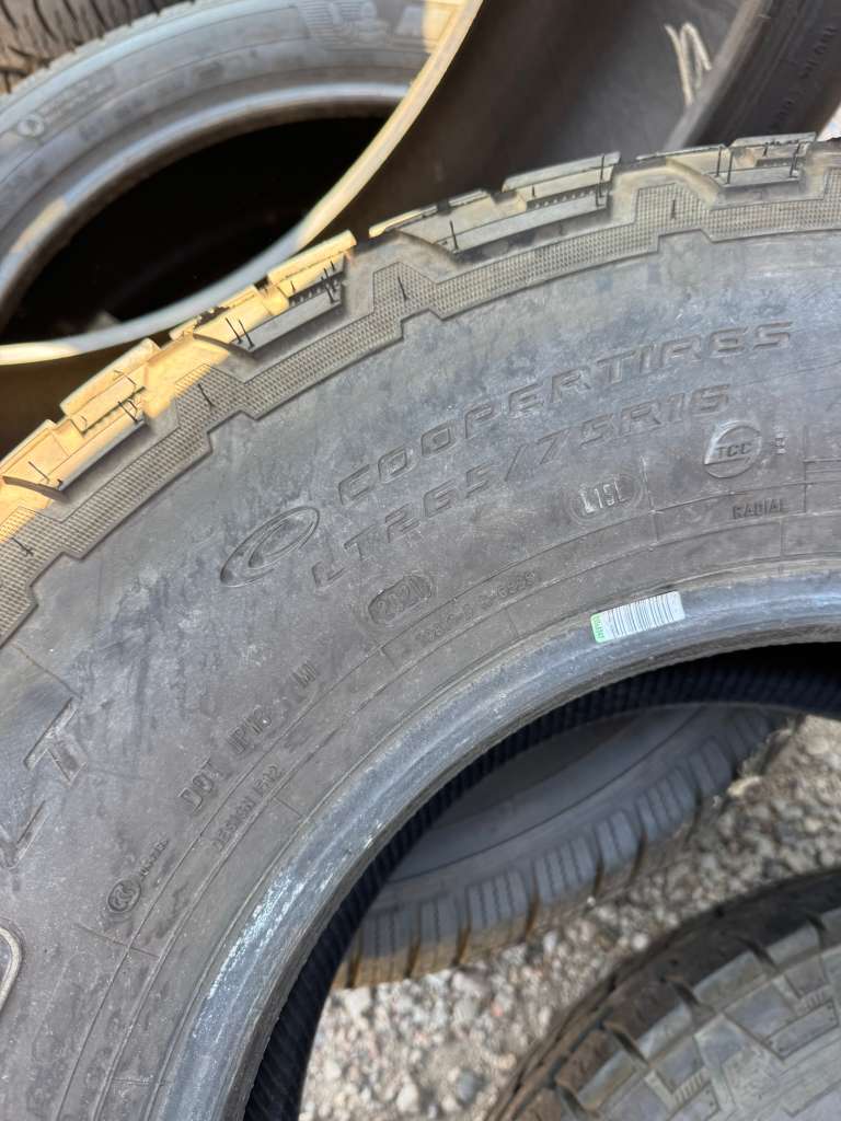LT265/75R16 Pair (2 Used Tires) Cooper Discoverer AT3