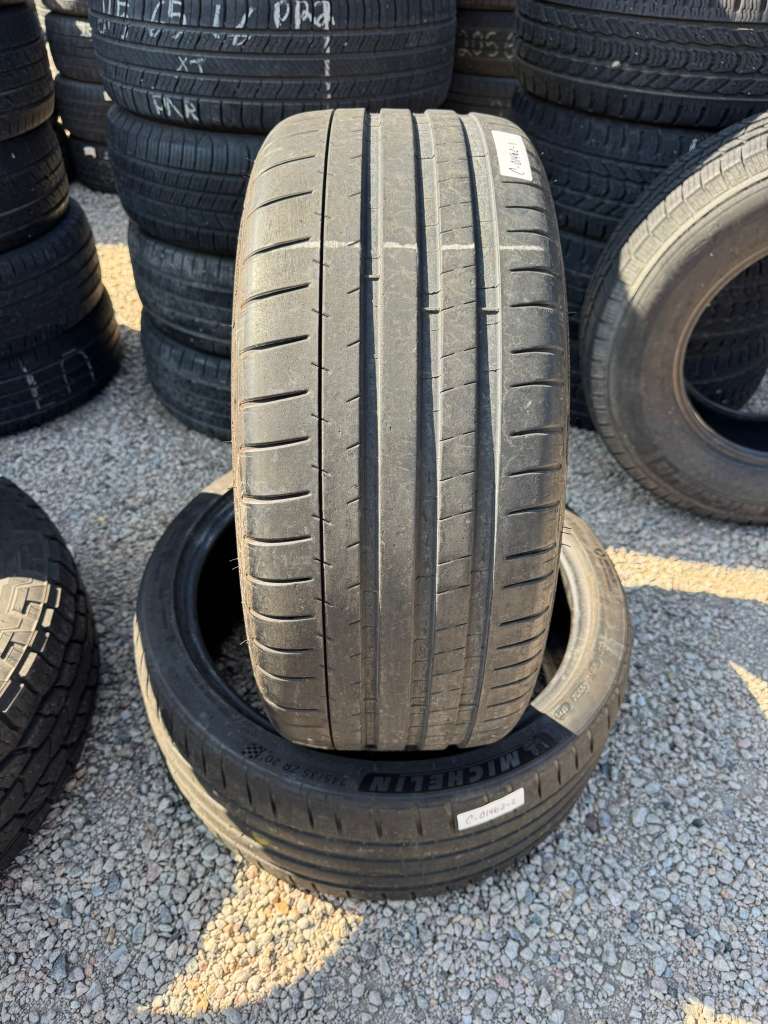245/35ZR20 Pair (2 Used Tires) Michelin Pilot Super Sport