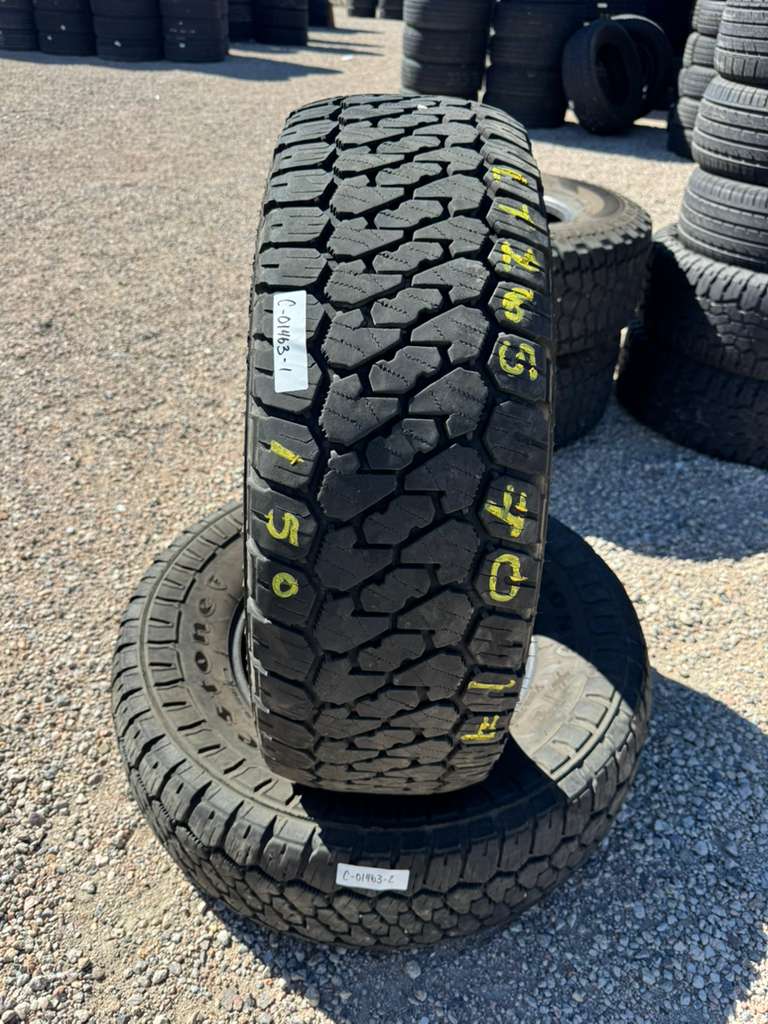 LT265/70R17 Pair (2 Used Tires) Firestone Destination XT