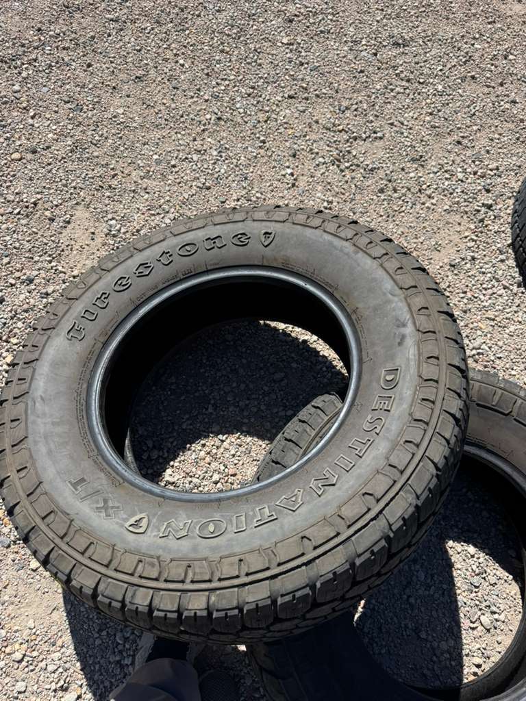 LT265/70R17 Pair (2 Used Tires) Firestone Destination XT