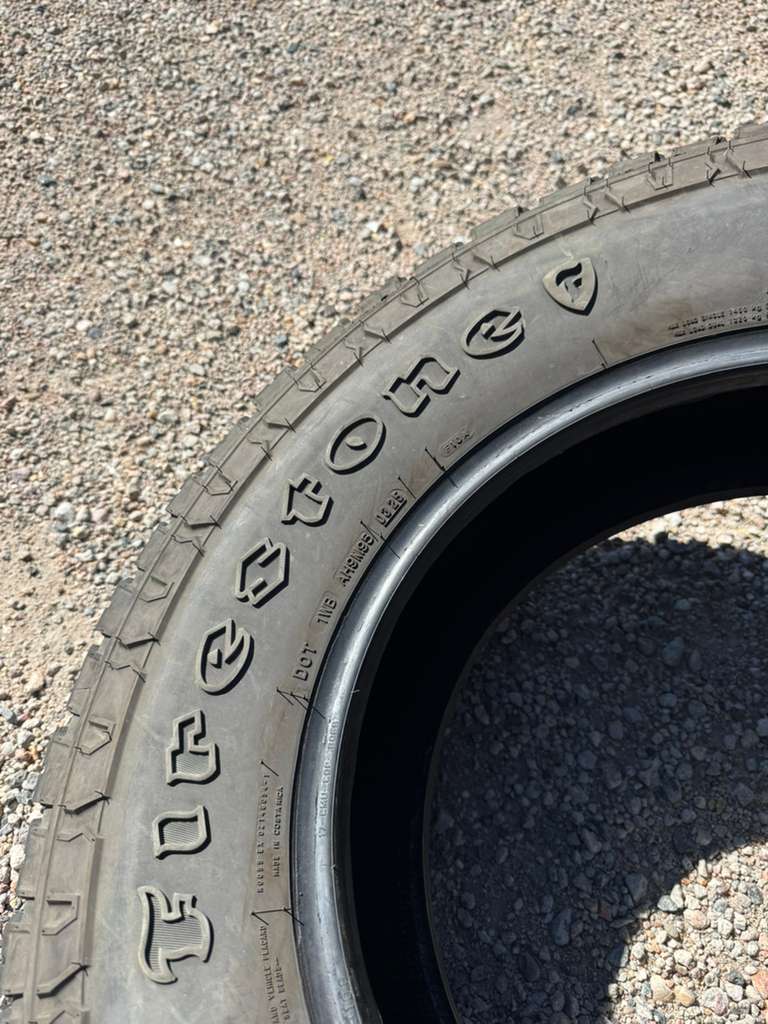 LT265/70R17 Pair (2 Used Tires) Firestone Destination XT