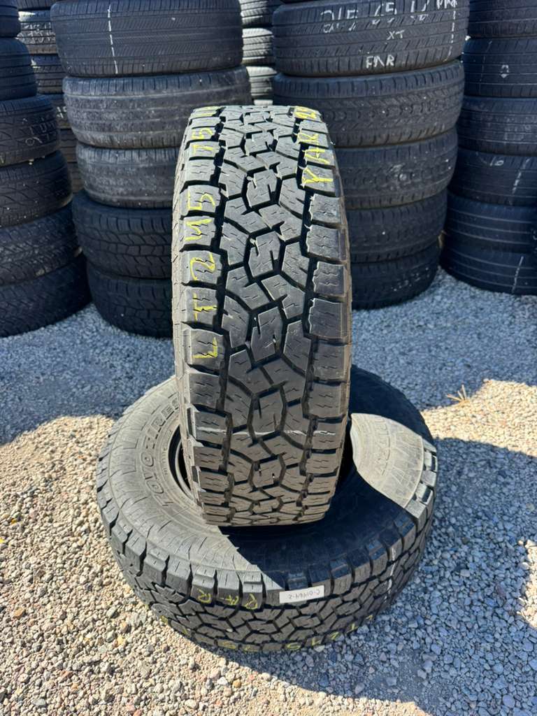 LT245/75R16 Pair (2 Used Tires) Toyo Open Country A/T