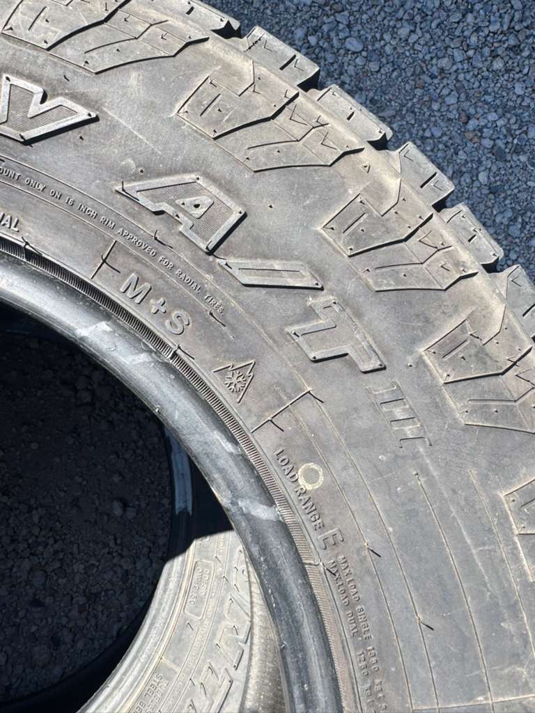 LT245/75R16 Pair (2 Used Tires) Toyo Open Country A/T