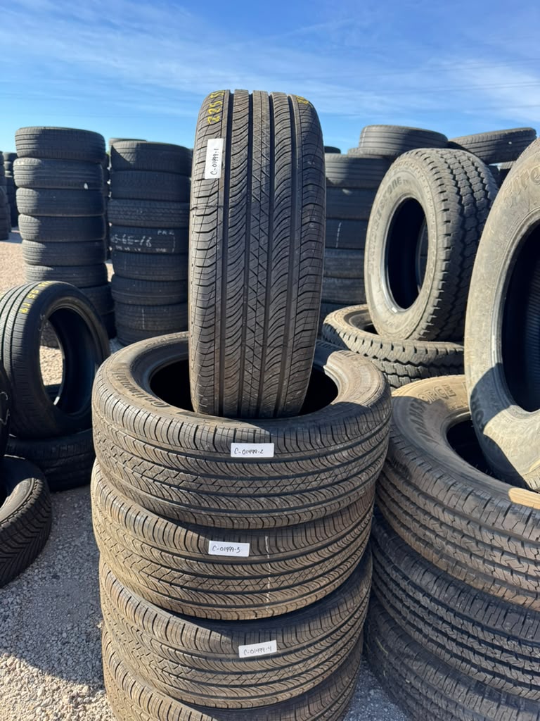 225/55R18 Set (4 Used Tires) Continental ProContact TX