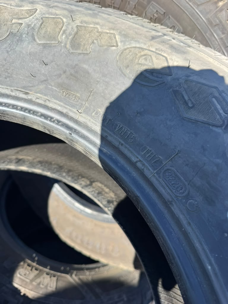 LT275/70R18 Set (4 Used Tires) Firestone Transforce HT