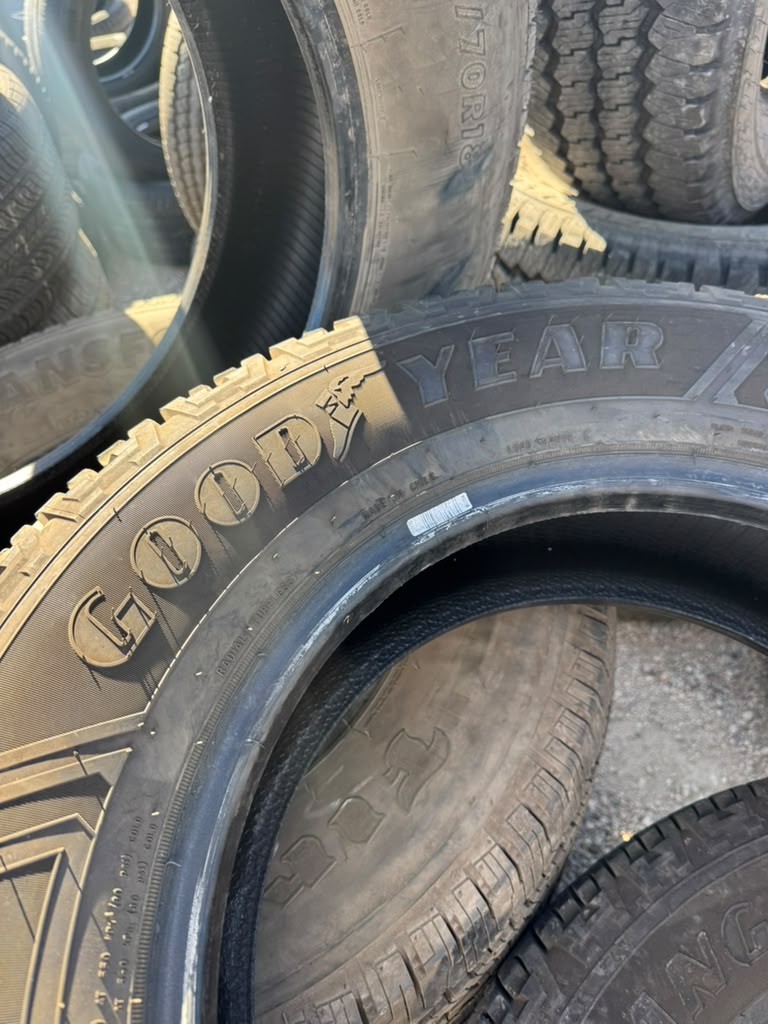 LT245/70R17 Set (4 Used Tires) Goodyear Wrangler Workhorse HT