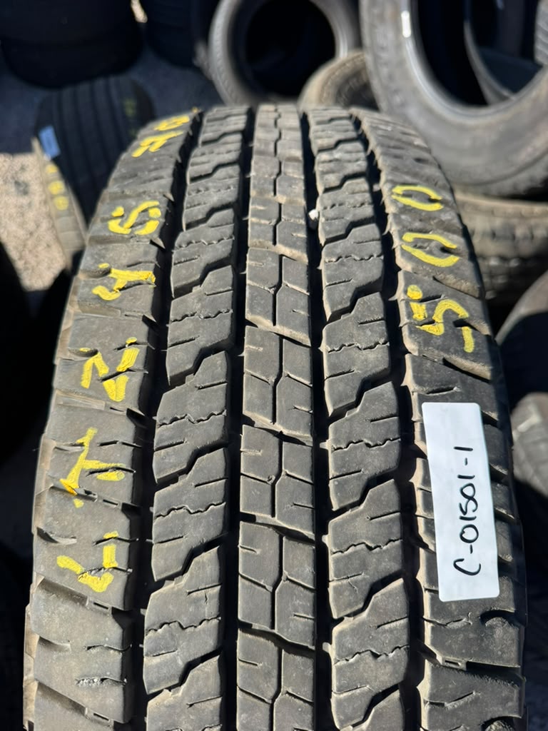 LT245/70R17 Set (4 Used Tires) Goodyear Wrangler Workhorse HT