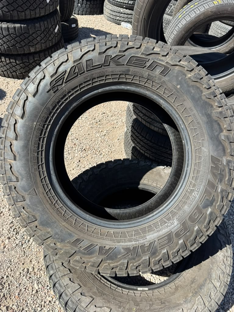 LT275/70R18 Pair (2 Used Tires) Falken WildPeak AT3W