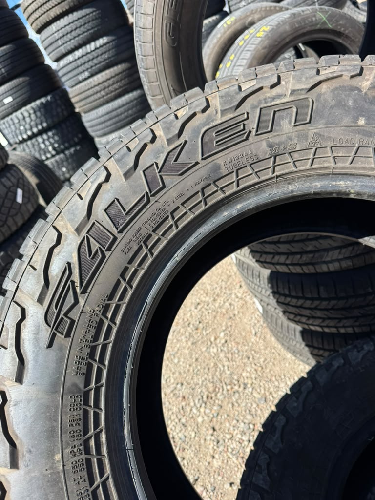 LT275/70R18 Pair (2 Used Tires) Falken WildPeak AT3W