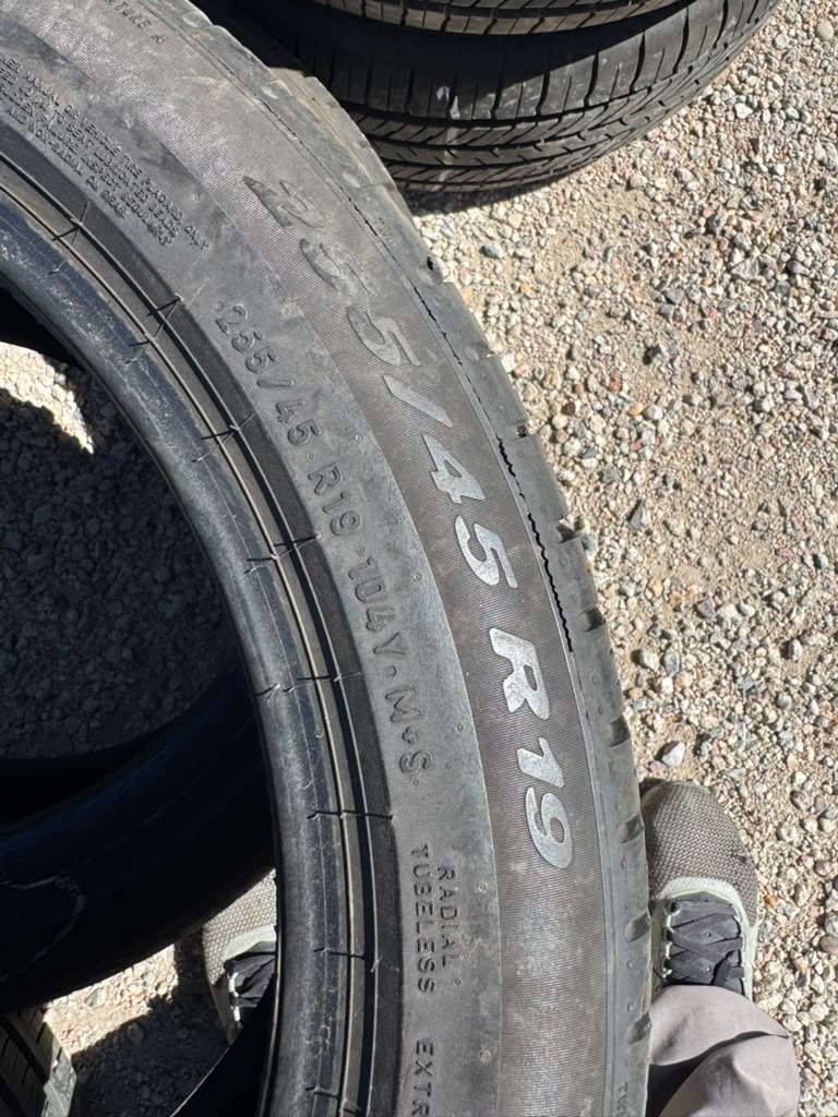 255/45R19 Pair (2 Used Tires) Pirelli Scorpion Zero - 📍 Commerce City