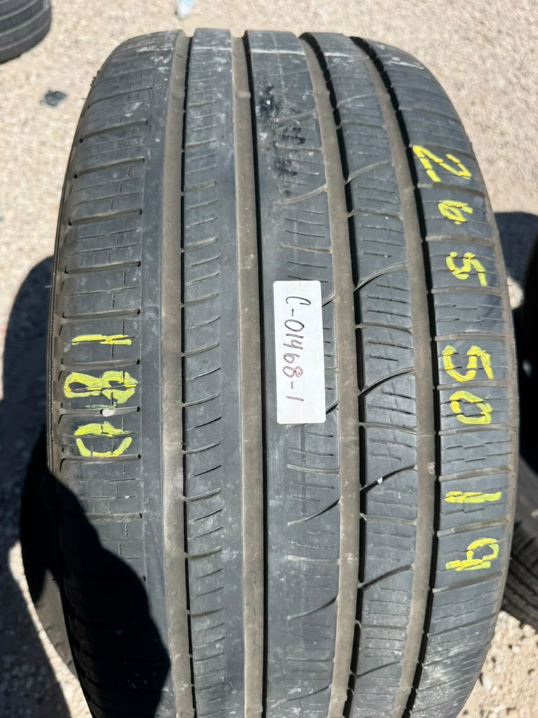265/50R19 Pair (2 Used Tires) Pirelli Scorpion Verde