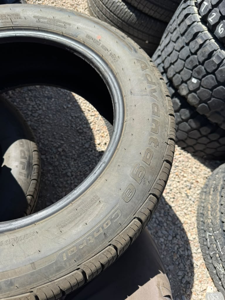 225/60R17 Pair (2 Used Tires) Bfgoodrich Advantage Control