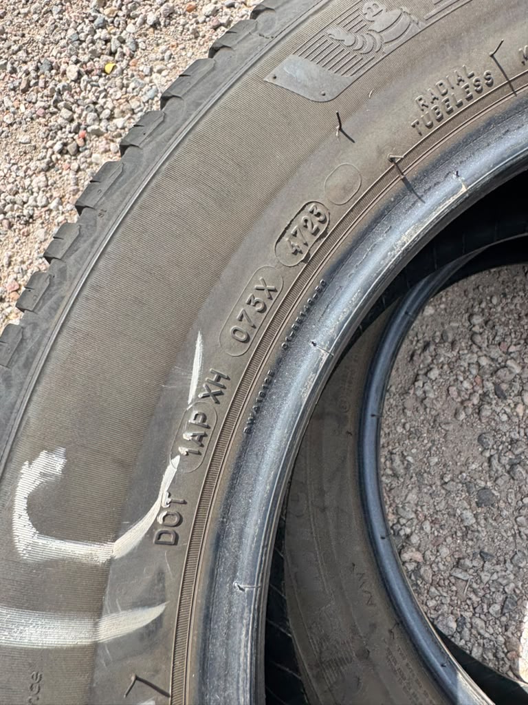 225/60R17 Pair (2 Used Tires) Michelin Cross Climate