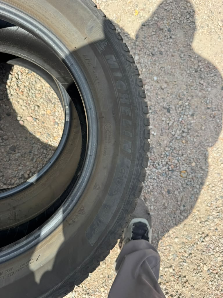 225/60R17 Pair (2 Used Tires) Michelin Cross Climate