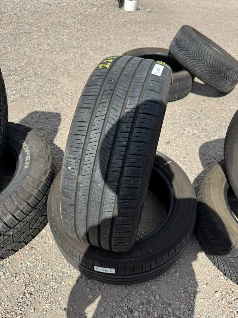 225/55R18 Pair (2 Used Tires) Nexen N5000 Platinum