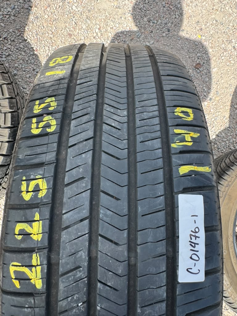225/55R18 Pair (2 Used Tires) Nexen N5000 Platinum