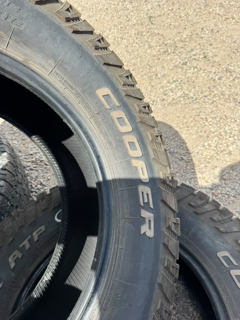LT275/70R18 Pair (2 Used Tires) Cooper Discoverer ATP