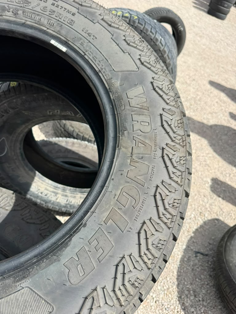 265/65R18 Set (4 Used Tires) Goodyear Wrangler Territory