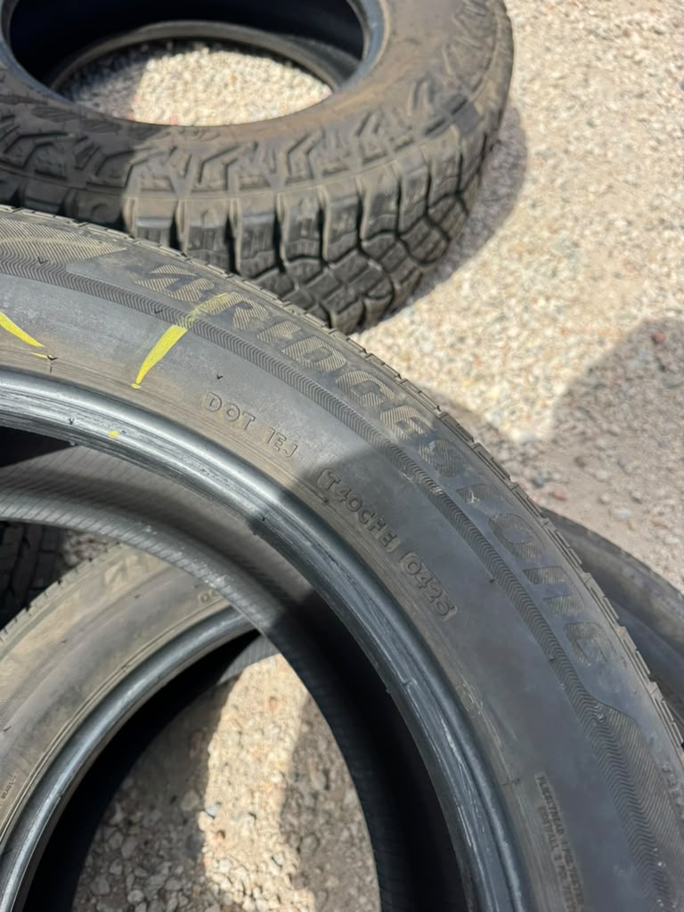 225/55R19 Pair (2 Used Tires) Bridgestone Ecopia H/L 422