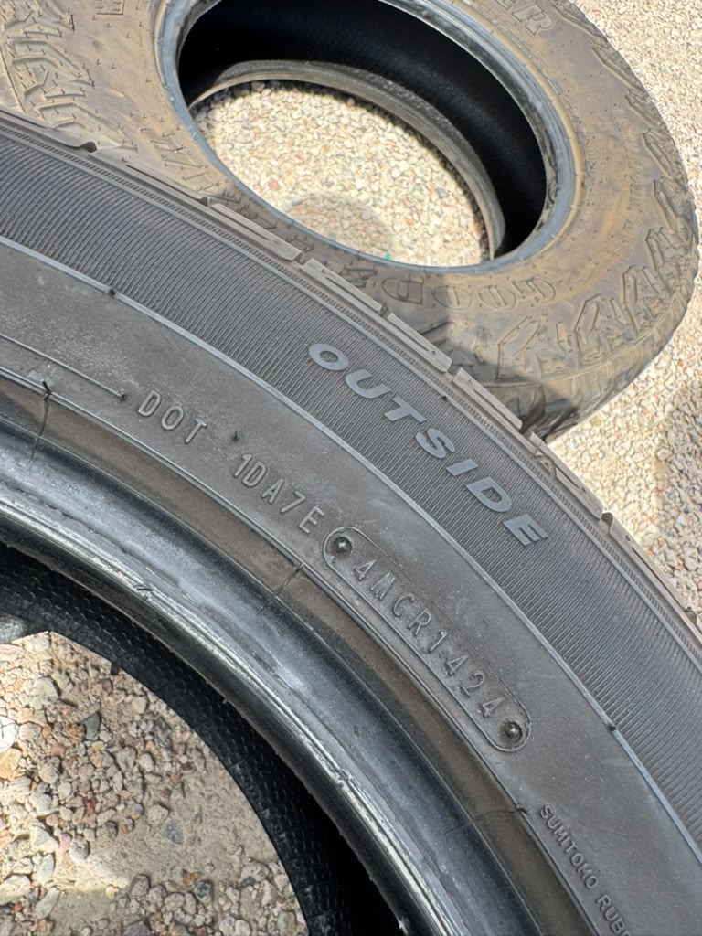 265/50R20 Set (4 Used Tires) Falken Pro G5 CSV