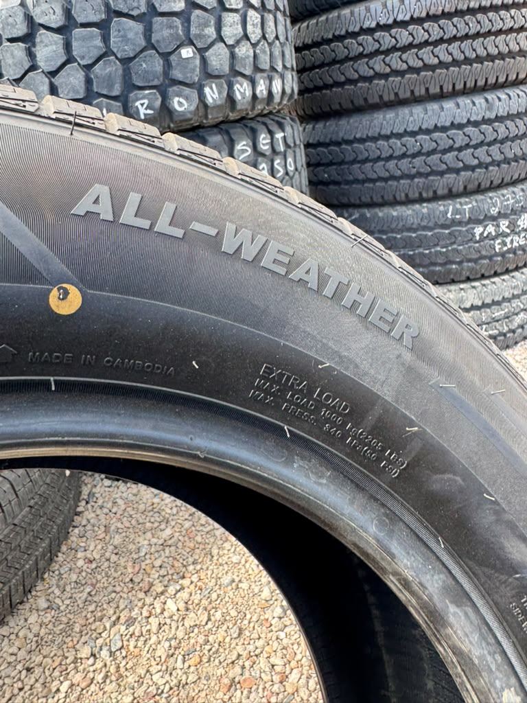 265/50R20 Pair (2 Used Tires) Sailun Atrezzo 4S
