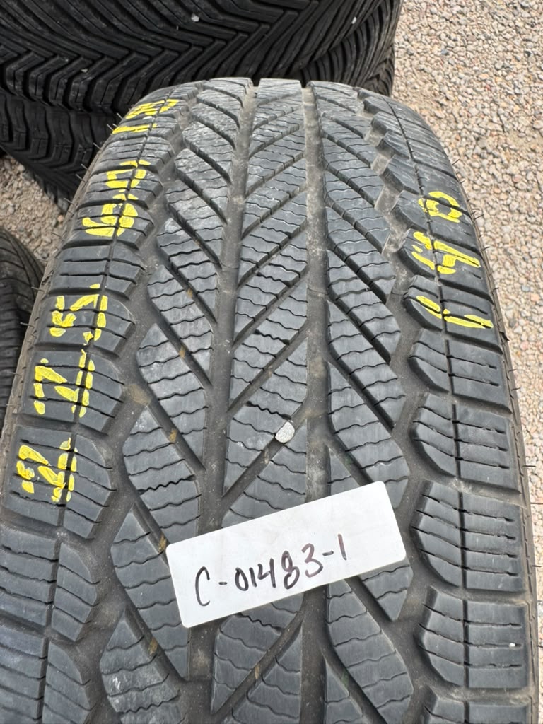 225/60R18 Pair (2 Used Tires) Bridgestone Weather Peak