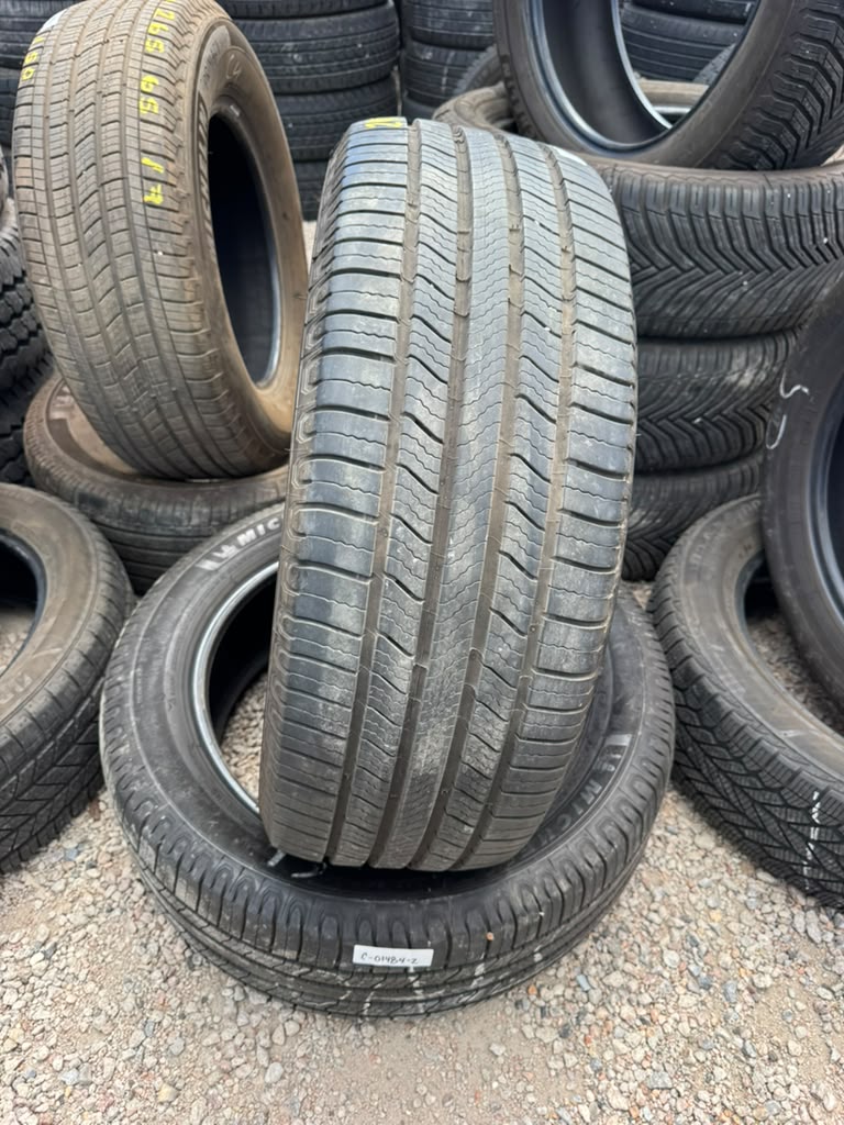 245/50R20 Pair (2 Used Tires) Michelin Defender