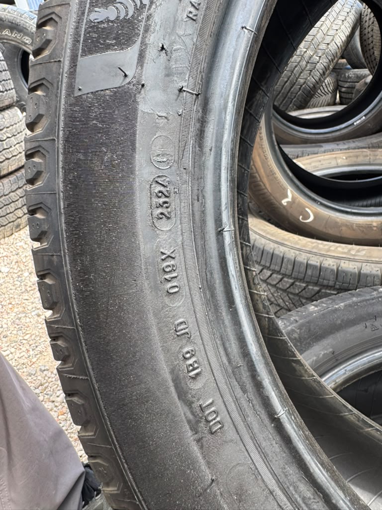 245/50R20 Pair (2 Used Tires) Michelin Defender
