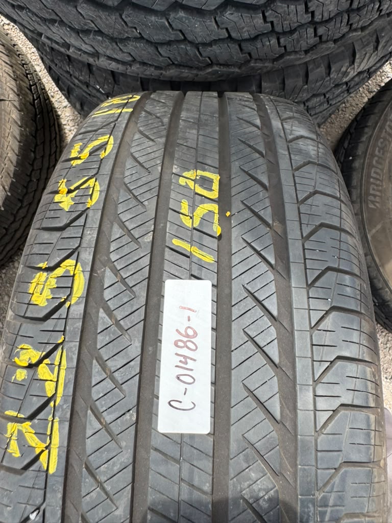 225/55R18 Pair (2 Used Tires) Continental Pro Contact GX