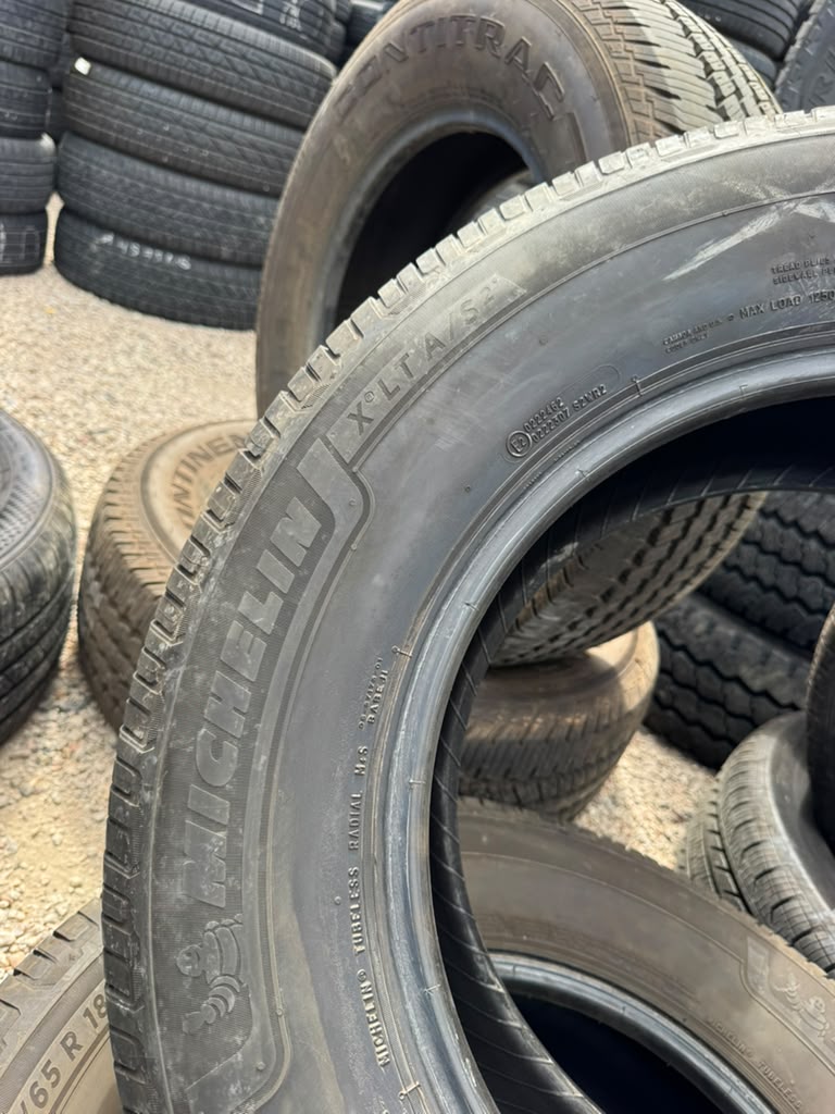 265/65R18 Pair (2 Used Tires) Michelin XLT